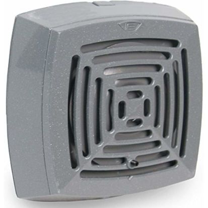 EDWARDS 874-N5 AdaptaHorn 870 Grille Vibrating Horn, 120 VAC, 0.13 A, 113/103 dB, Surface Mount, Gray
